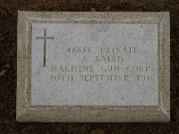 Struma Military Cemetery - Baird, John